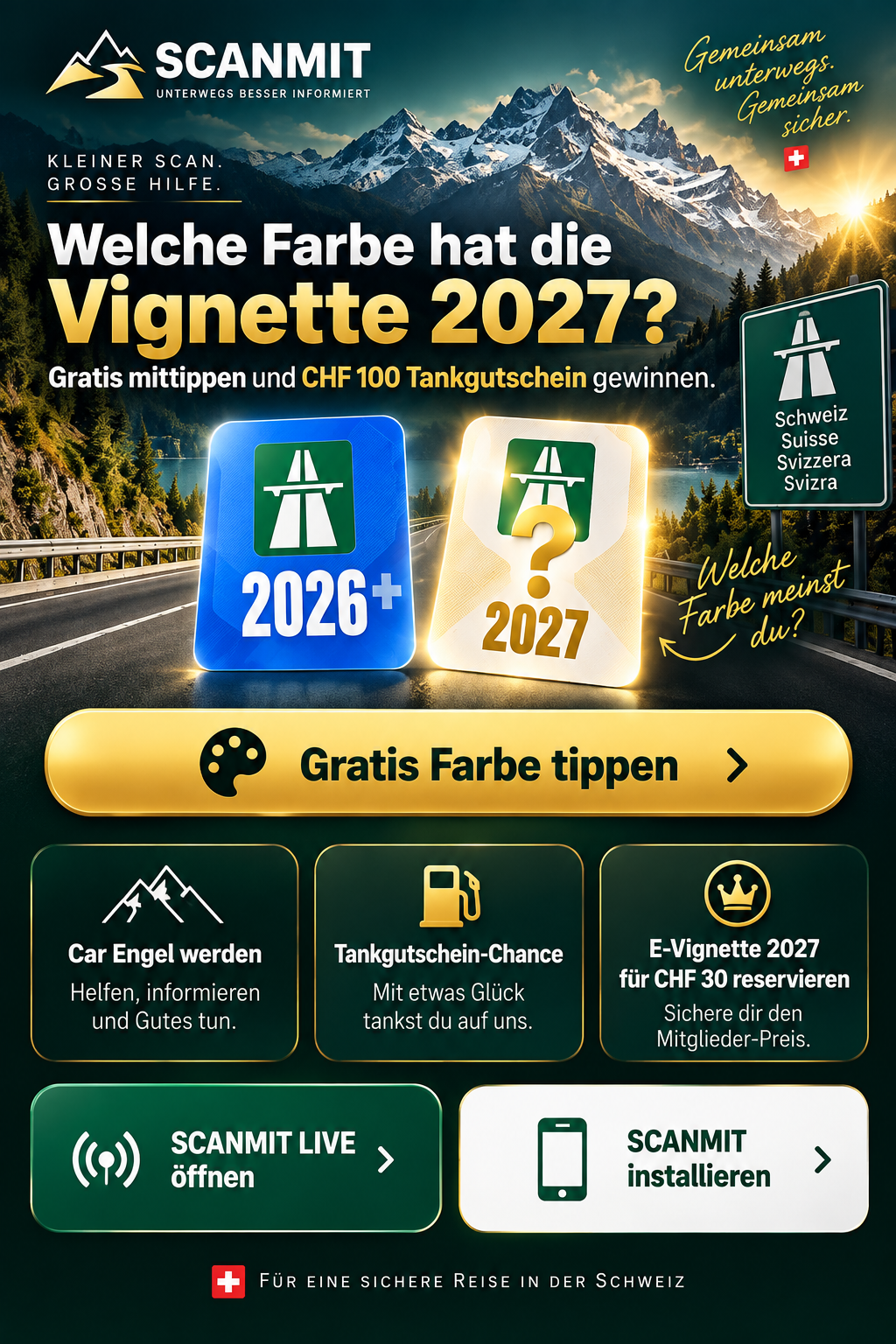 SCANMIT Vignette 2027 Aktion
